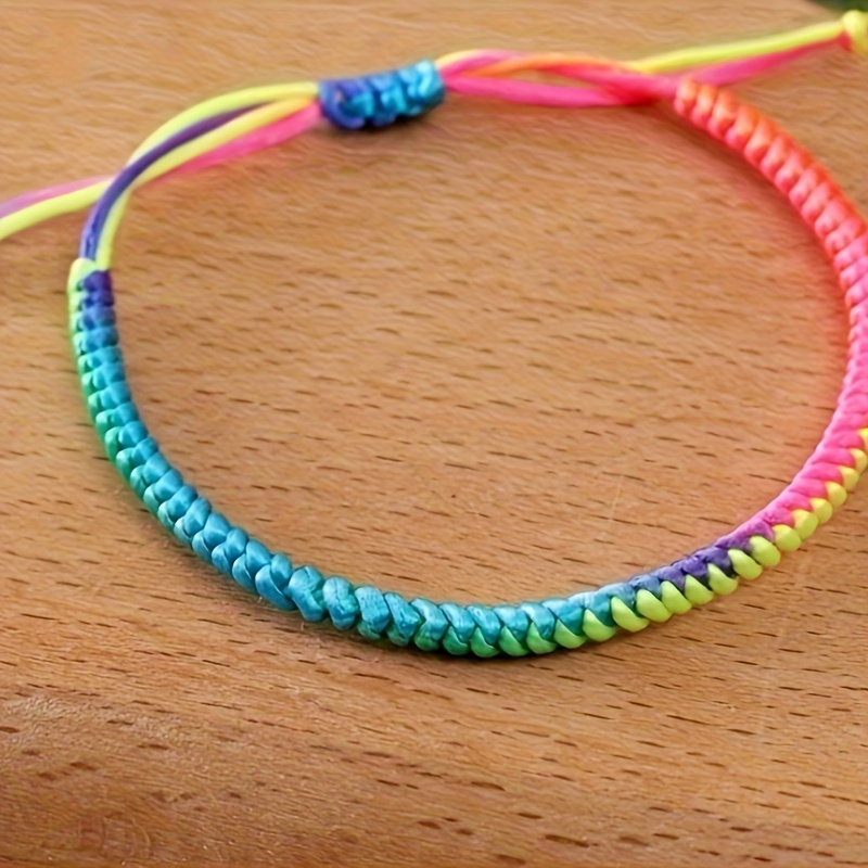 Red Rope Bracelet with Powerful Knot for Casual Attire or as Gift